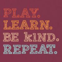 Unity Day Orange Play Learn Be Kind Repeat 16oz Travel Tumbler
