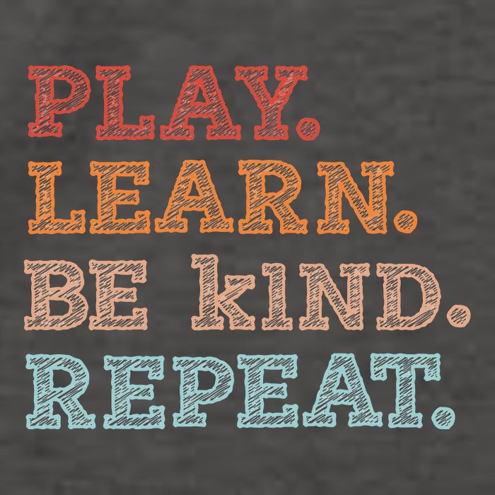 Unity Day Orange Play Learn Be Kind Repeat Vector Backpack