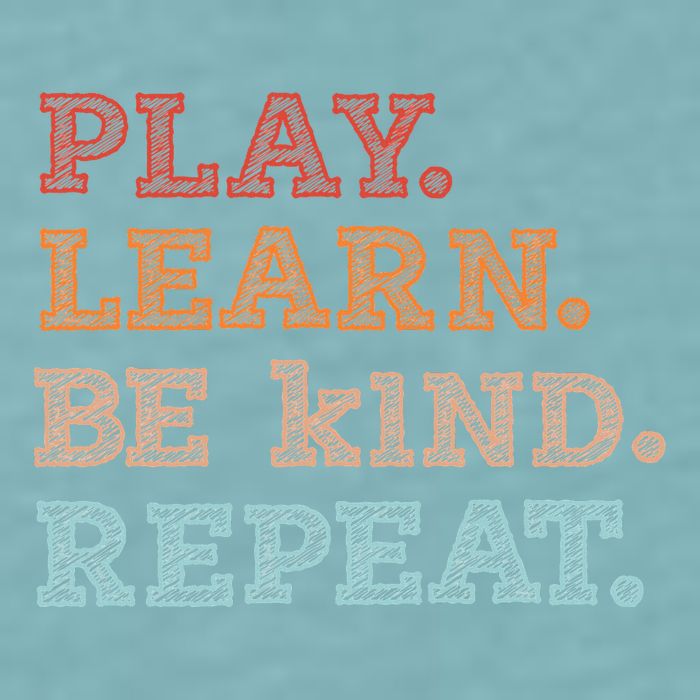 Unity Day Orange Play Learn Be Kind Repeat Sueded Cloud Jersey T-Shirt