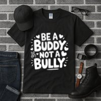 Unity Day Orange Anti Bullying Be A Buddy Not A Bully Tall T-Shirt