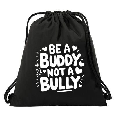 Unity Day Orange Anti Bullying Be A Buddy Not A Bully Drawstring Bag