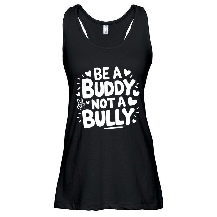 Unity Day Orange Anti Bullying Be A Buddy Not A Bully Ladies Essential Flowy Tank