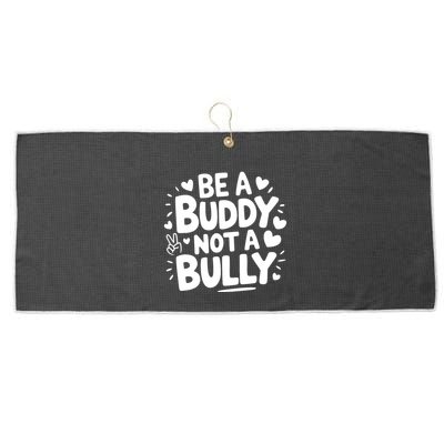 Unity Day Orange Anti Bullying Be A Buddy Not A Bully Large Microfiber Waffle Golf Towel