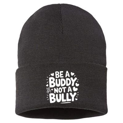 Unity Day Orange Anti Bullying Be A Buddy Not A Bully Sustainable Knit Beanie