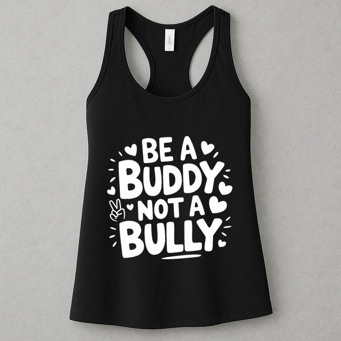 Unity Day Orange Anti Bullying Be A Buddy Not A Bully Womens Tank Top