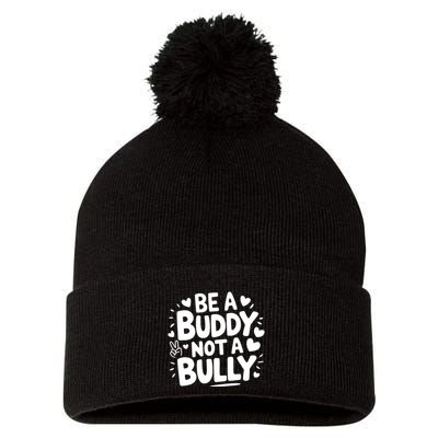 Unity Day Orange Anti Bullying Be A Buddy Not A Bully Pom Pom 12in Knit Beanie