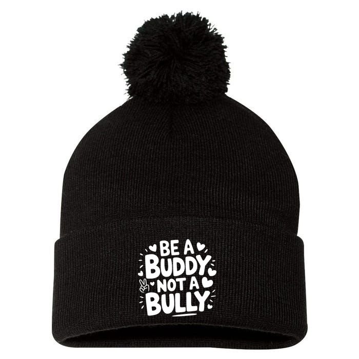Unity Day Orange Anti Bullying Be A Buddy Not A Bully Pom Pom 12in Knit Beanie
