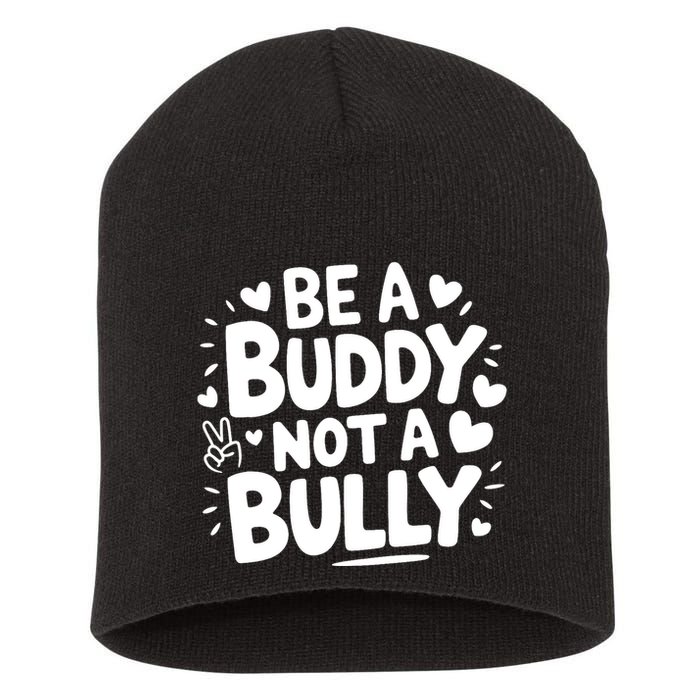 Unity Day Orange Anti Bullying Be A Buddy Not A Bully Short Acrylic Beanie