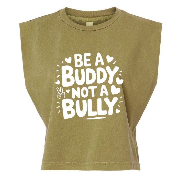 Unity Day Orange Anti Bullying Be A Buddy Not A Bully Garment-Dyed Women's Muscle Tee