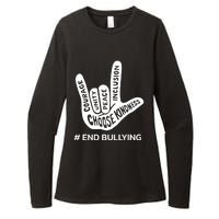 Unity Day Orange Anti Bullying Peace Love Sign Language Womens CVC Long Sleeve Shirt