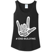 Unity Day Orange Anti Bullying Peace Love Sign Language Ladies Essential Tank