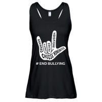 Unity Day Orange Anti Bullying Peace Love Sign Language Ladies Essential Flowy Tank