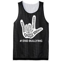 Unity Day Orange Anti Bullying Peace Love Sign Language Mesh Reversible Basketball Jersey Tank