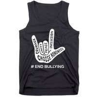 Unity Day Orange Anti Bullying Peace Love Sign Language Tank Top