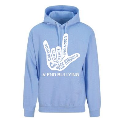 Unity Day Orange Anti Bullying Peace Love Sign Language Unisex Surf Hoodie