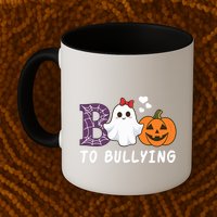Unity Day Orange Funny Halloween Boo To Bullying Mug