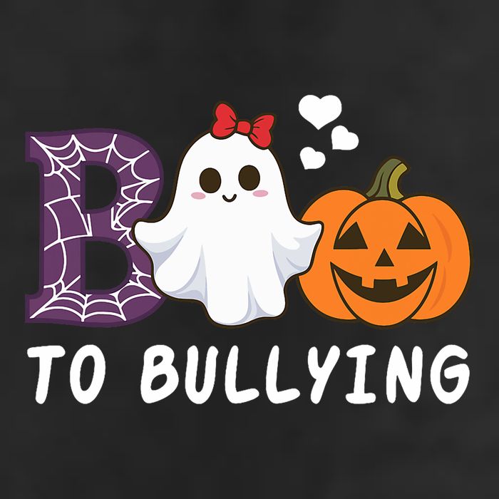 Unity Day Orange Funny Halloween Boo To Bullying 25L Jumbo Tote