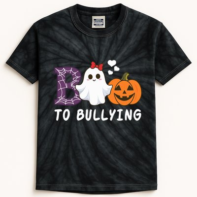 Unity Day Orange Funny Halloween Boo To Bullying Kids Tie-Dye T-Shirt