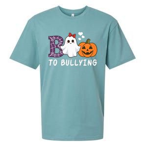 Unity Day Orange Funny Halloween Boo To Bullying Sueded Cloud Jersey T-Shirt