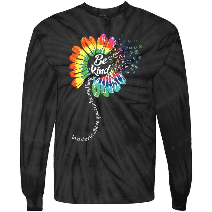 UNITY DAY Orange Anti Bullying Be Kind Kindness Matter Tie-Dye Long Sleeve Shirt