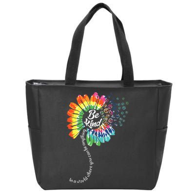 UNITY DAY Orange Anti Bullying Be Kind Kindness Matter Zip Tote Bag