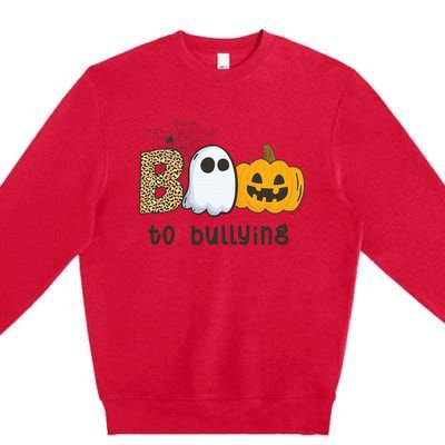 UNITY DAY Orange Anti Bullying Boo To Bullying Premium Crewneck Sweatshirt