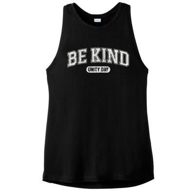 Unity Day Orange Anti Bullying Be Kind Kindness Ladies PosiCharge Tri-Blend Wicking Tank