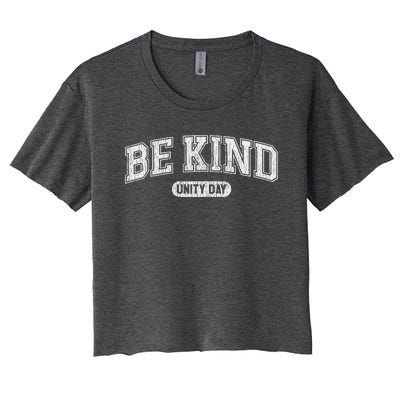 Unity Day Orange Anti Bullying Be Kind Kindness Women's Crop Top Tee