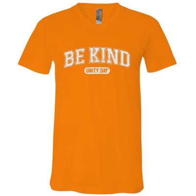 Unity Day Orange Anti Bullying Be Kind Kindness V-Neck T-Shirt