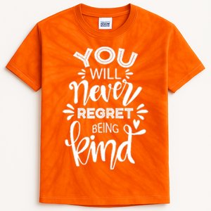 Unity Day Orange For Kindness Stop Bullying Unity Day Kids Tie-Dye T-Shirt