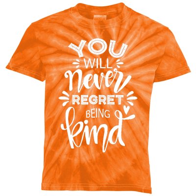 Unity Day Orange For Kindness Stop Bullying Unity Day Kids Tie-Dye T-Shirt