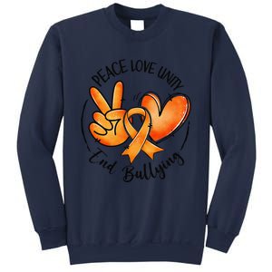 Unity Day Orange Peace Love Unity End Bullying Kindness Gift Sweatshirt