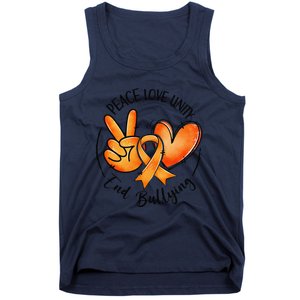 Unity Day Orange Peace Love Unity End Bullying Kindness Gift Tank Top