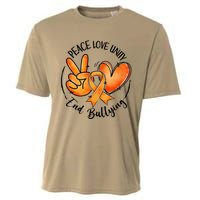 Unity Day Orange Peace Love Unity End Bullying Kindness Gift Cooling Performance Crew T-Shirt