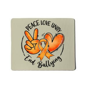 Unity Day Orange Peace Love Unity End Bullying Kindness Gift Mousepad