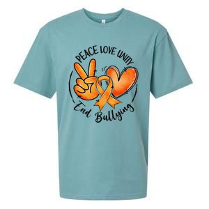 Unity Day Orange Peace Love Unity End Bullying Kindness Gift Sueded Cloud Jersey T-Shirt