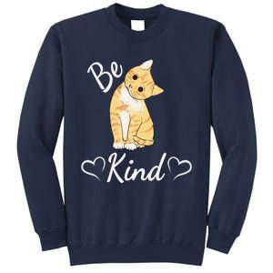 Unity Day Orange Cat Anti Bullying Be Kind Gift Sweatshirt