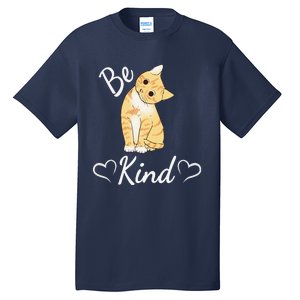 Unity Day Orange Cat Anti Bullying Be Kind Gift Tall T-Shirt