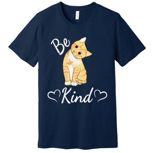 Unity Day Orange Cat Anti Bullying Be Kind Gift Premium T-Shirt