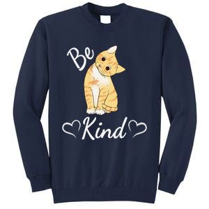 Unity Day Orange Cat Anti Bullying Be Kind Gift Tall Sweatshirt