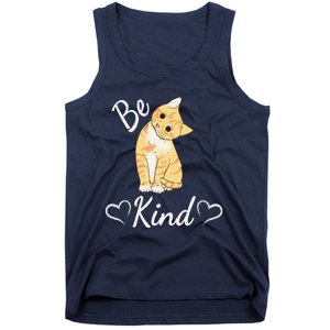 Unity Day Orange Cat Anti Bullying Be Kind Gift Tank Top