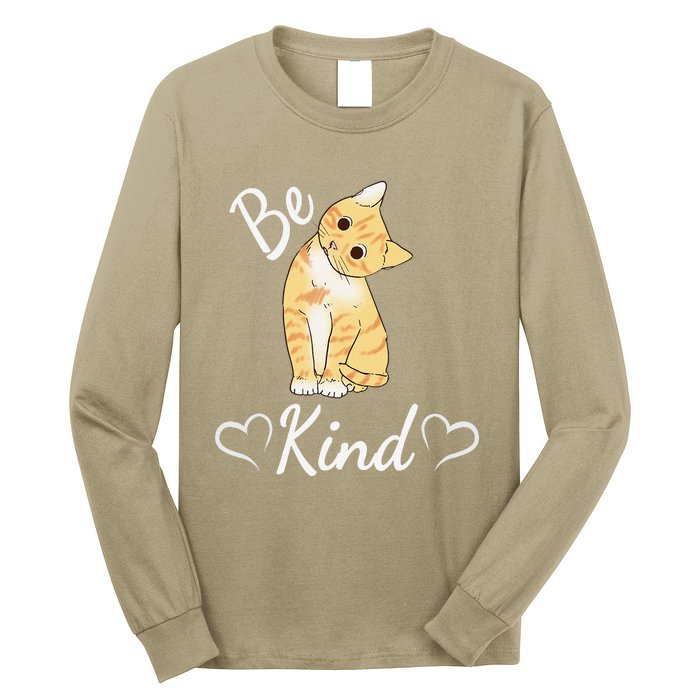 Unity Day Orange Cat Anti Bullying Be Kind Gift Long Sleeve Shirt