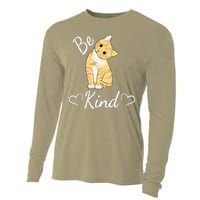 Unity Day Orange Cat Anti Bullying Be Kind Gift Cooling Performance Long Sleeve Crew