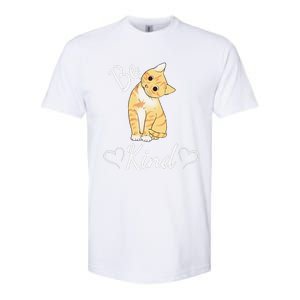 Unity Day Orange Cat Anti Bullying Be Kind Gift Softstyle CVC T-Shirt