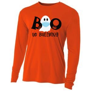 Unity Day Orange Be Kind And Boo To Bullying Halloween Cooling Performance Long Sleeve Crew