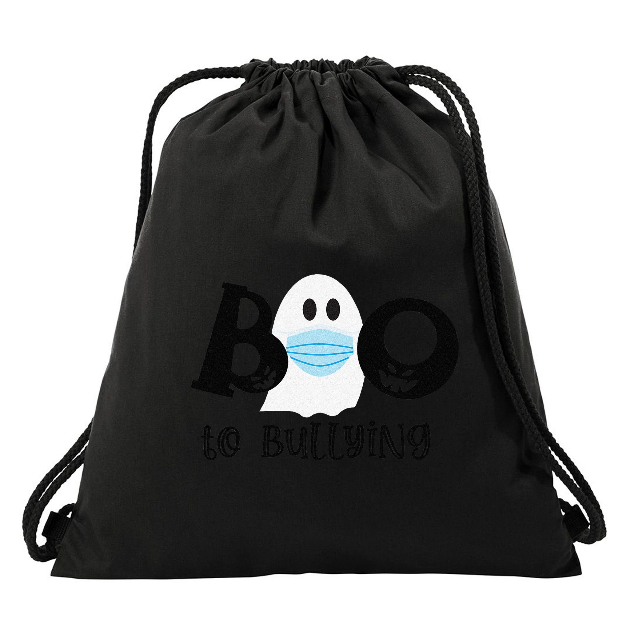 Unity Day Orange Be Kind And Boo To Bullying Halloween Drawstring Bag