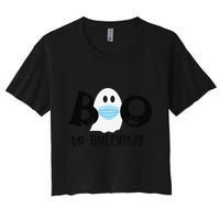 Unity Day Orange Be Kind And Boo To Bullying Halloween Crop Top
