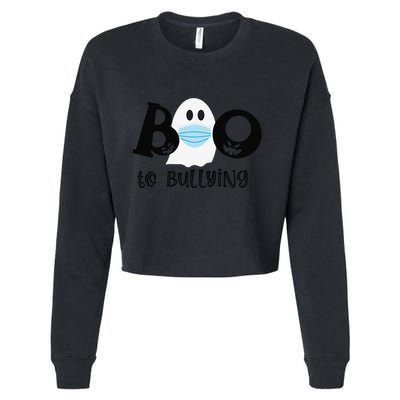 Unity Day Orange Be Kind And Boo To Bullying Halloween Cropped Pullover Crew