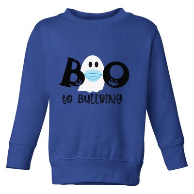 Unity Day Orange Be Kind And Boo To Bullying Halloween Toddler Sweatshirt