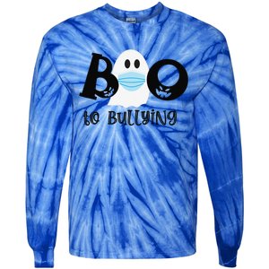 Unity Day Orange Be Kind And Boo To Bullying Halloween Tie-Dye Long Sleeve Shirt